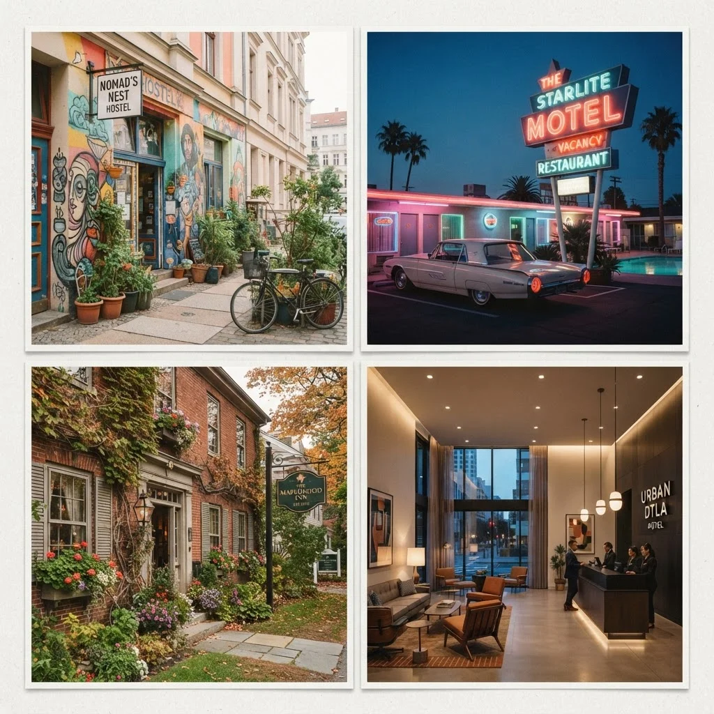 Accommodation Types Across the Spectrum: Hostels, Motels, Inns, and Hotels