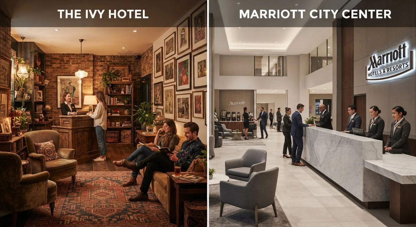 Boutique Hotel vs. Chain Hotel: Understanding the Real Differences