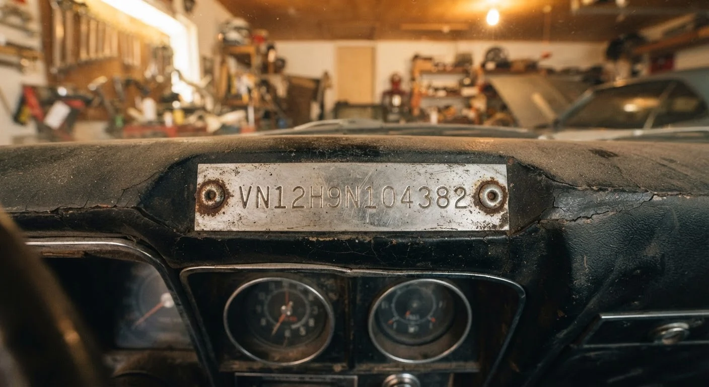 Decoding a Classic Car's VIN and Build Sheet