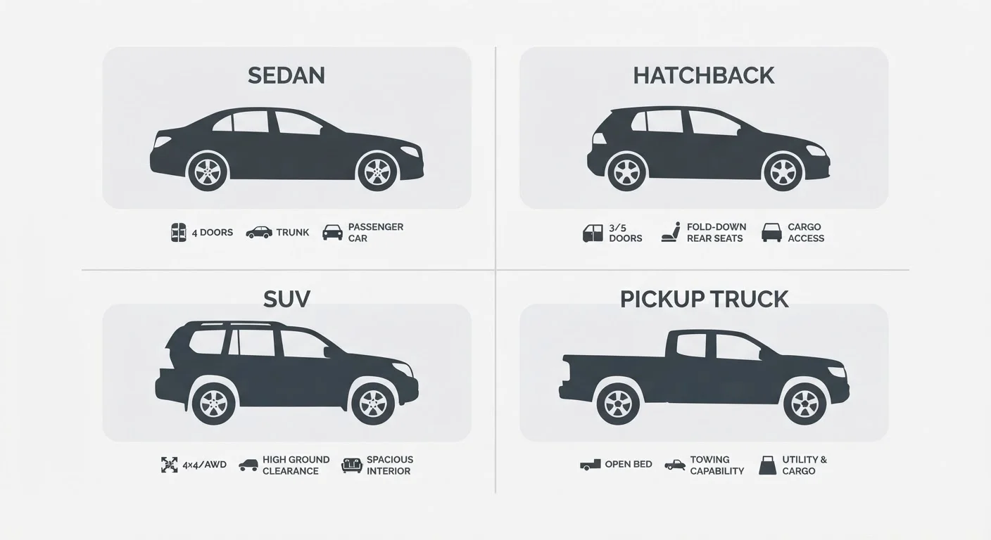 Everything the Body Style Label on a Vehicle Actually Tells You