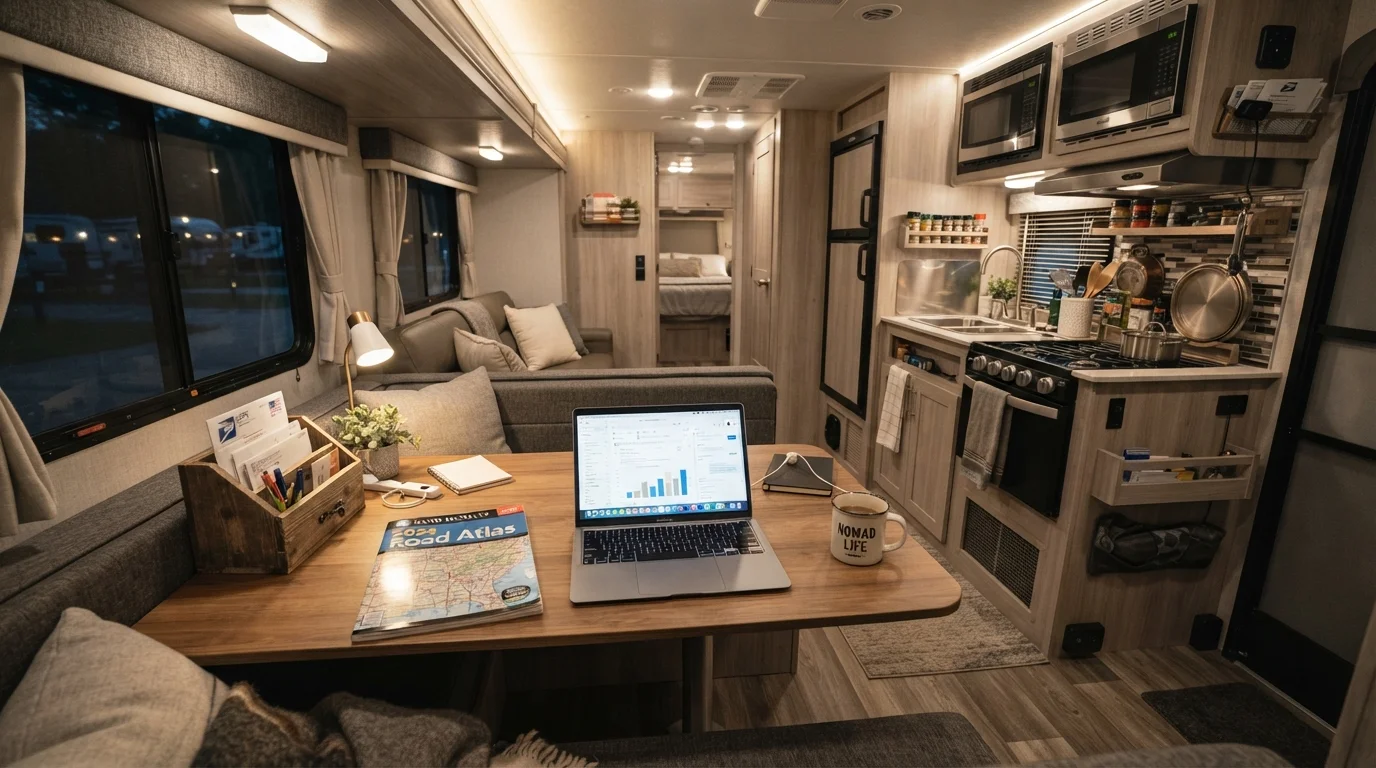 Full-Time RV Living: How People Structure Their Finances, Mail, and Daily Routines