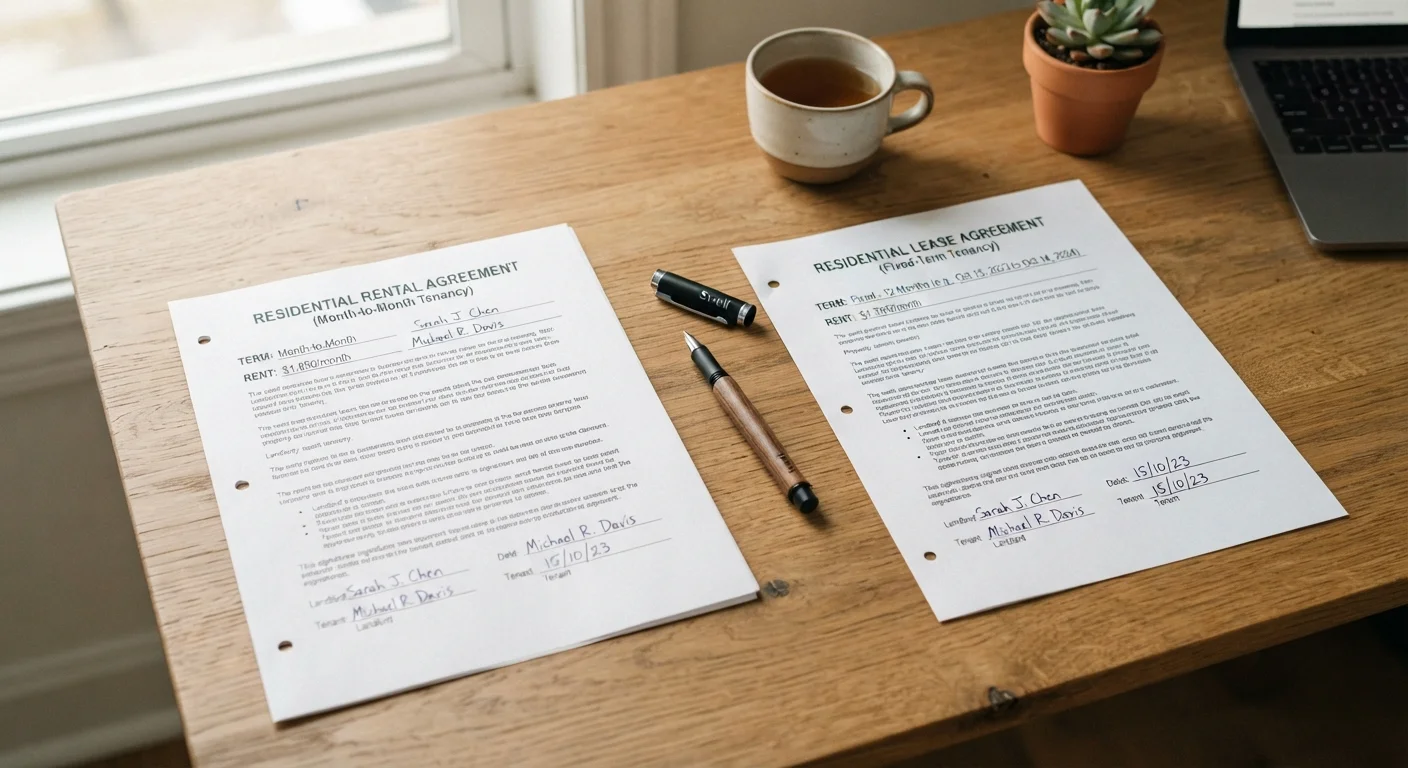 Month-to-Month Lease vs. Fixed-Term Lease: Flexibility or Stability?