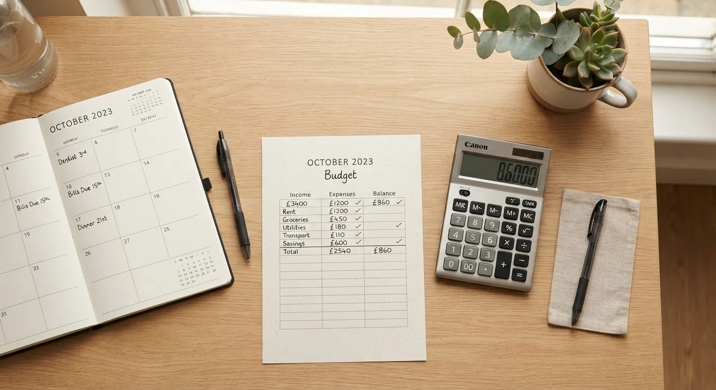 Monthly Budget Reset Checklist