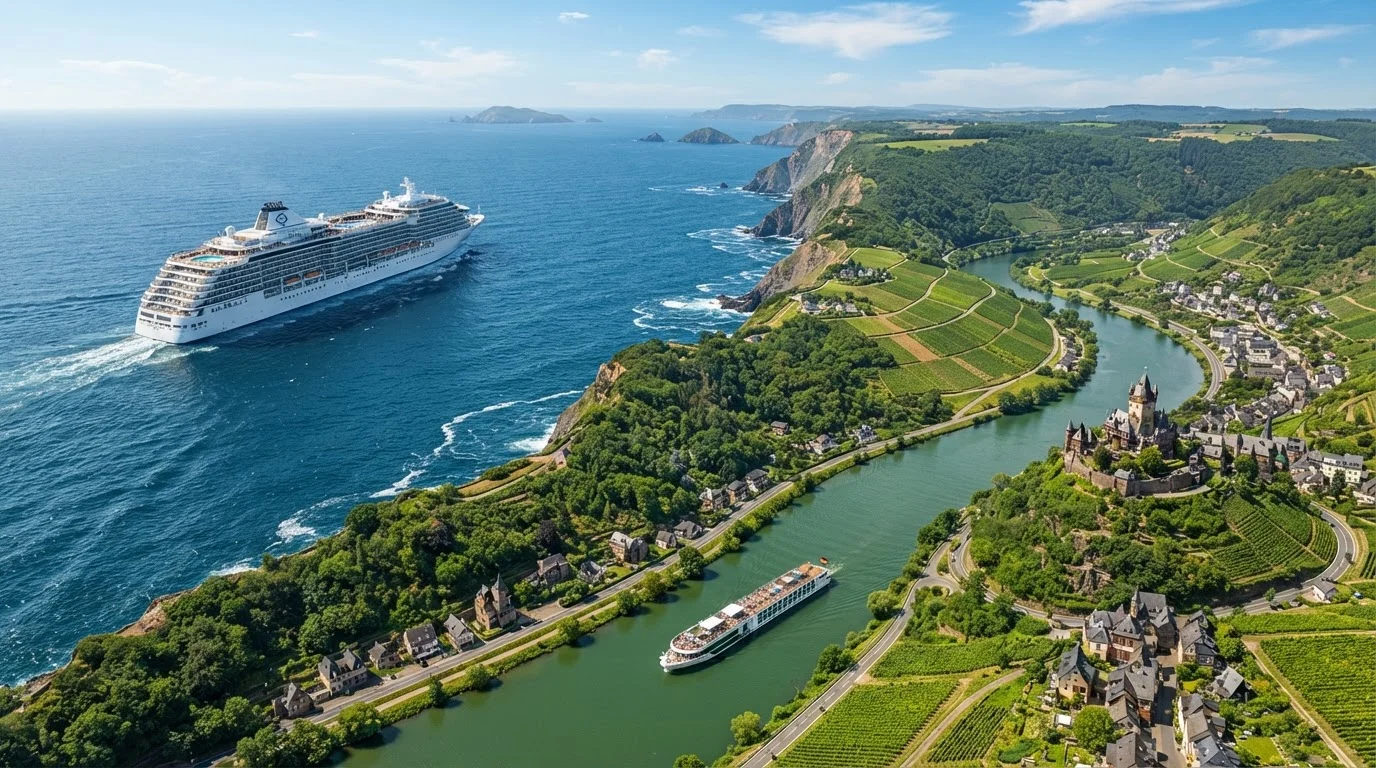 Ocean Cruises vs. River Cruises: What Sets Them Apart