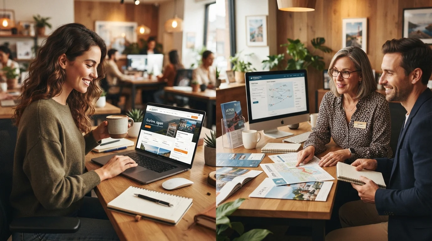 Online Travel Agencies vs. Human Travel Agents: A Practical Comparison