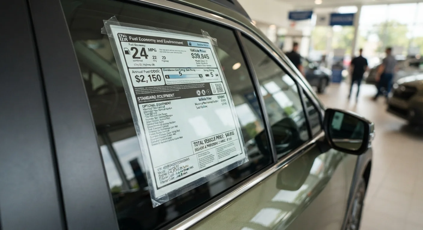 Reading the Window Sticker: A Breakdown of What Each Section Means