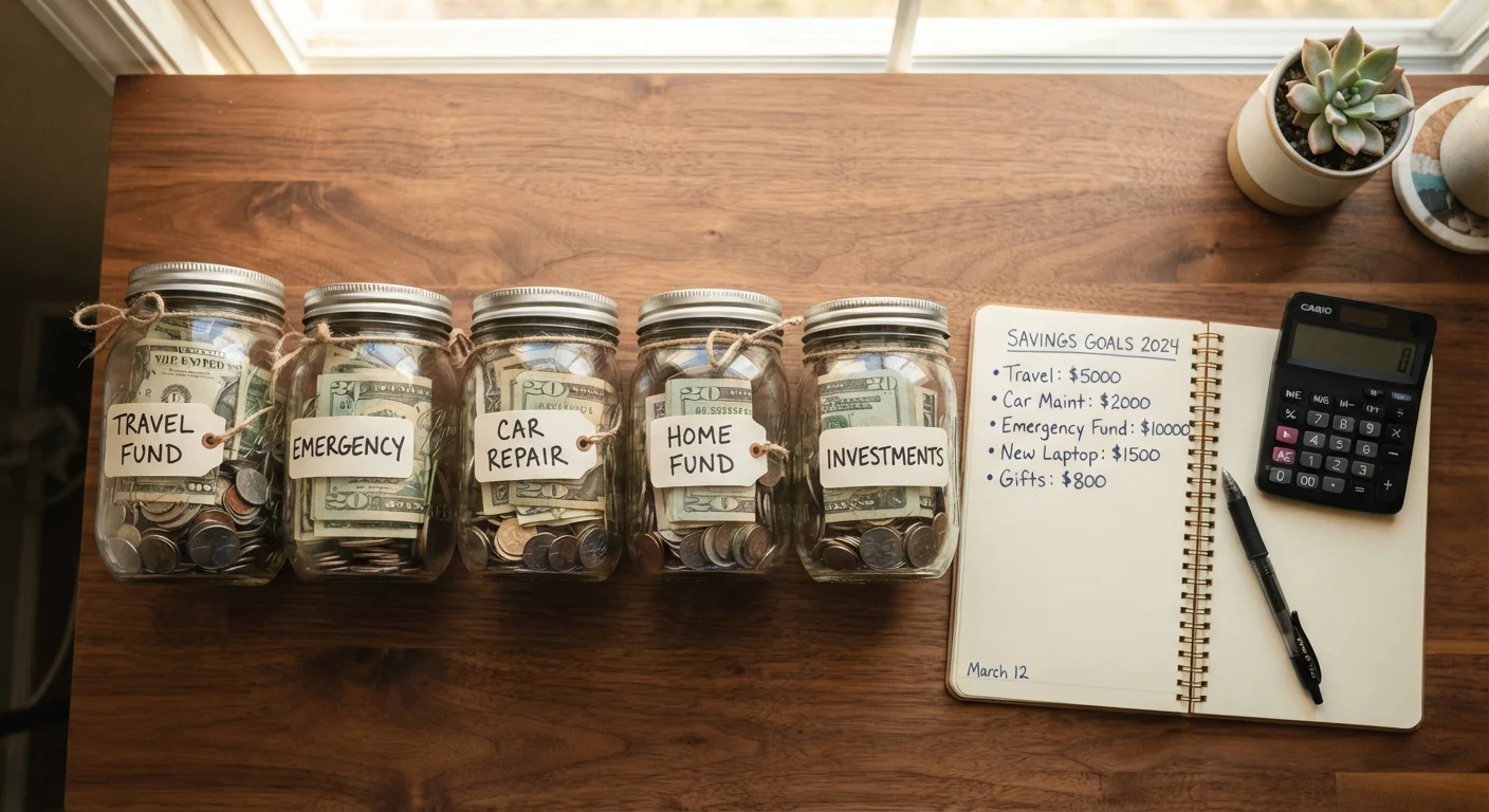 Saving for Multiple Goals at Once Without Losing Track