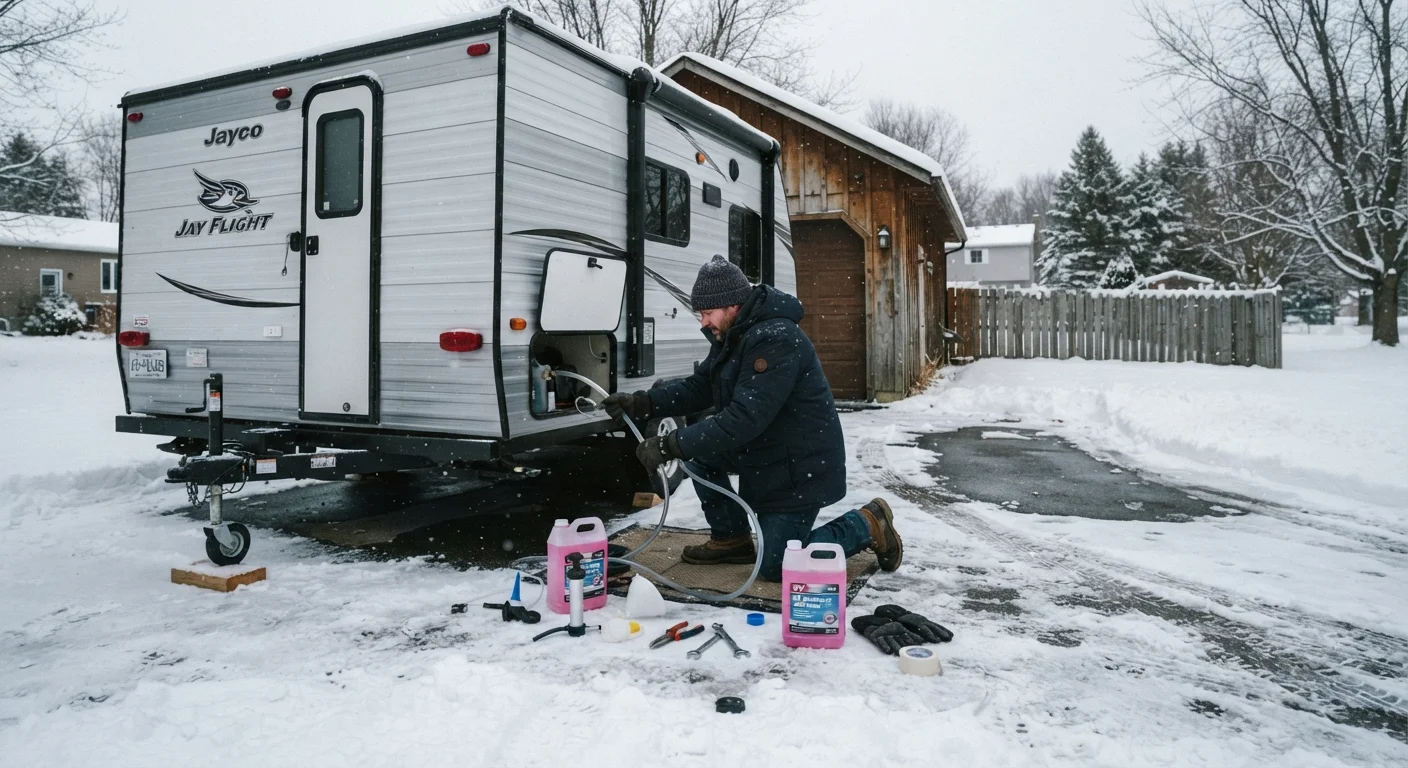 Seasonal RV Storage: Winterizing Your Rig the Right Way