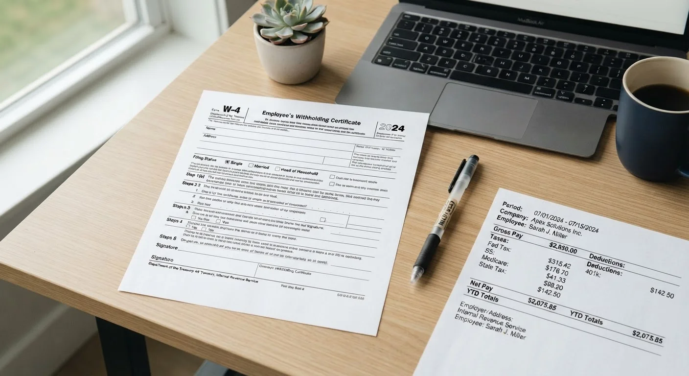 Tax Withholding on Your W-4: What Happens When It's Off