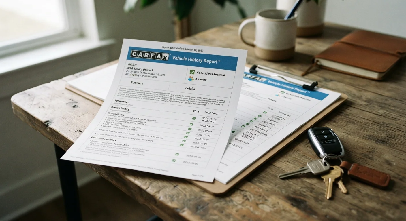 Understanding a Vehicle History Report