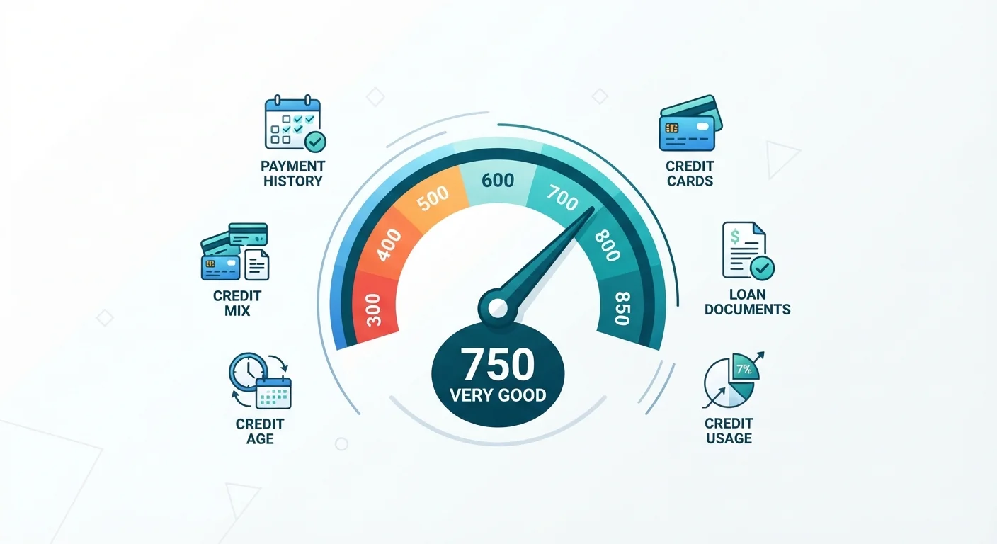 What a Credit Score Actually Measures — and What It Doesn't